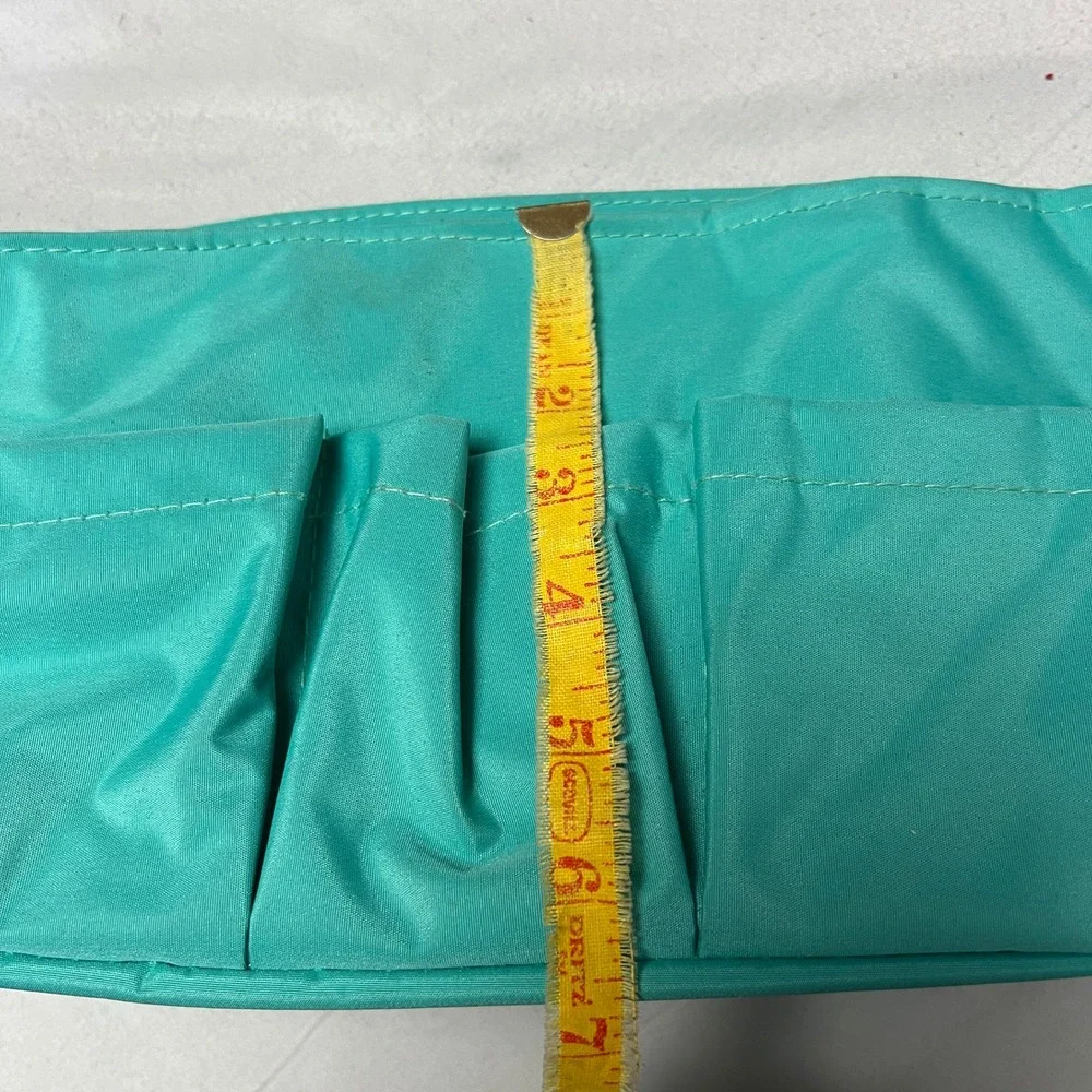 Thirty One Teal Organizer‎ Tote Bag with Pockets Cosmetic, Crafts, Baby Room